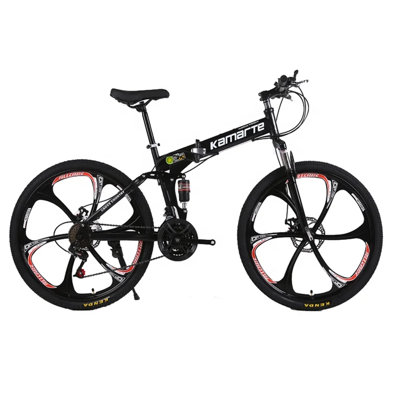24/26 inch 30 speed 3/6/10 knife wheel double disc brake folding mountain bike