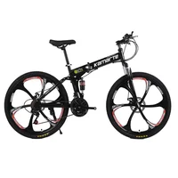 

24/26 inch 30 speed 3/6/10 knife wheel double disc brake folding mountain bike