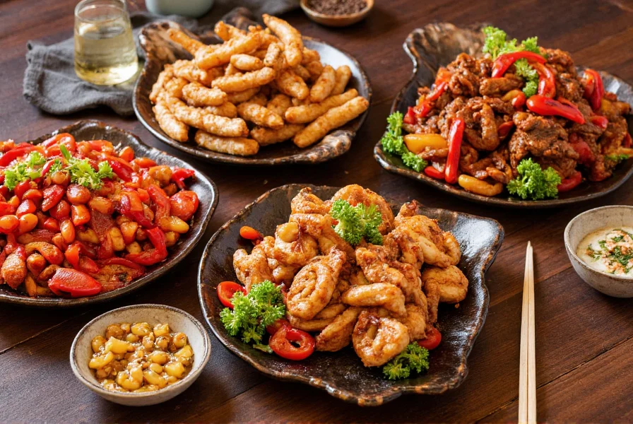 Authentische Sichuan-Gerichte mit Kung Pao Hühnchen