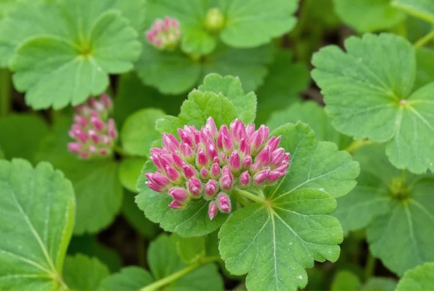Mature crimson clover field in full bloom with bees pollinating