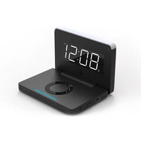 

Mobile Phone Digital Alarm Clock With Wireless Charger