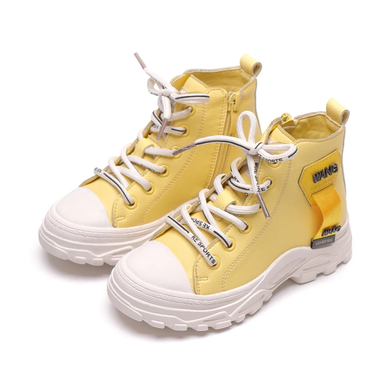 

2020 spring and autumn new soft bottom Martin boots comfortable mesh children's shoes hard wear Casual style boot