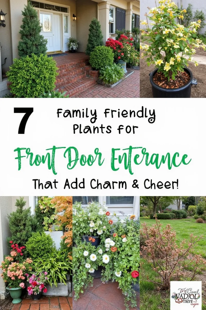 7 family friendly plants for front door entrance that add charm cheer