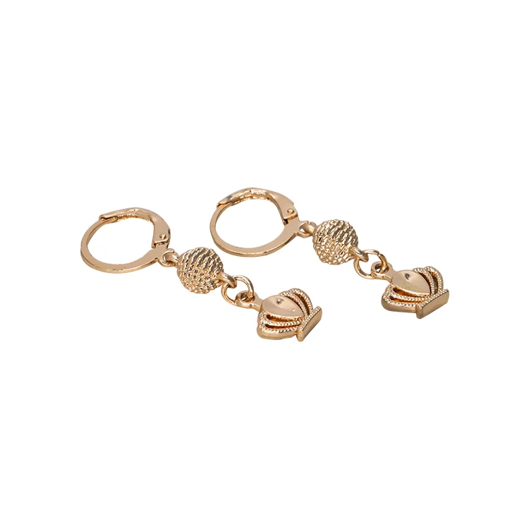 

Factory Price Fashion Ladies Alloy Earrings 2021 Gold Color Jewelry For Women