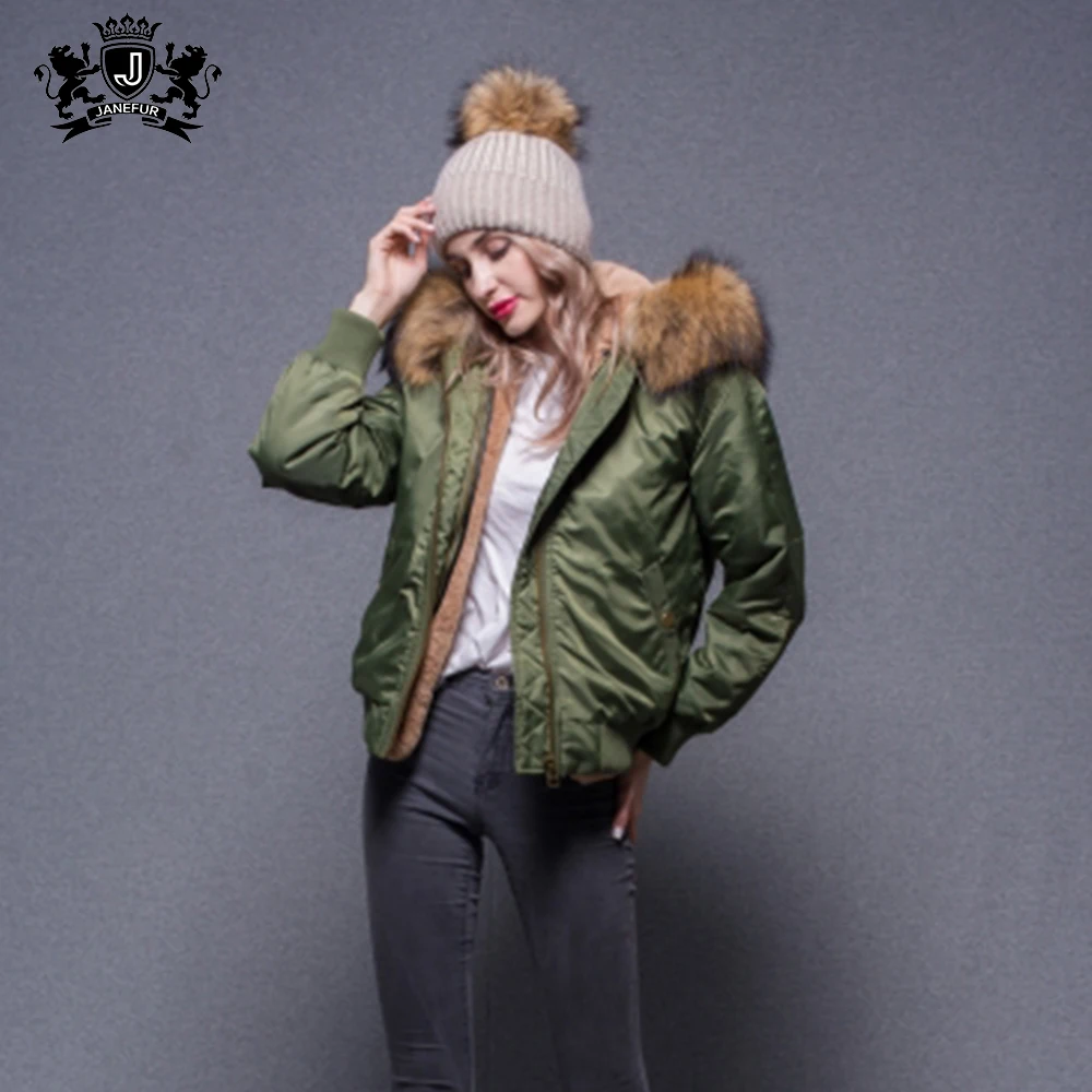 

winter women fur jacket custom bomber jacket women's, Many colors