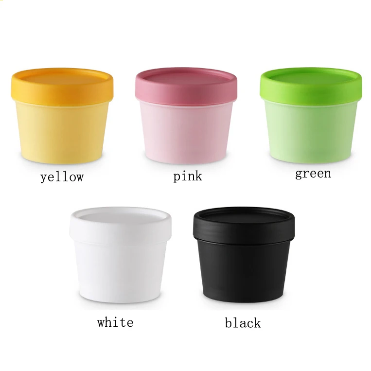 

Colorful PP 200ml face body cream packaging body butter containers cream jars