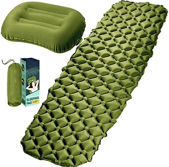 

Self inflating air bed OEM, ultra light sleeping pad OEM, sleep well thin mattress bed, Blue,green,grey, orange and so on