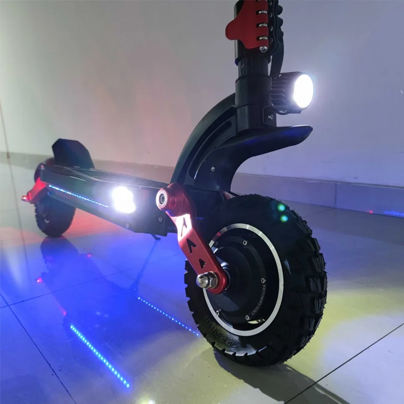 

Optional Samsung Battery Fast Scooter Electric 2000w Dual Motor Electric Scooter With Suspension And Disc Brake