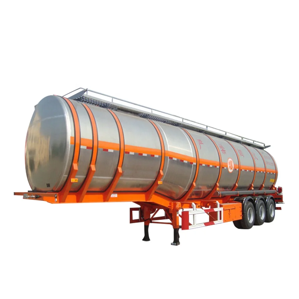 

Stainless Steel Fuel Tanker Crude Oil Semi Trailer 3 Axles Fuel Tanker For Sale, Customers optional