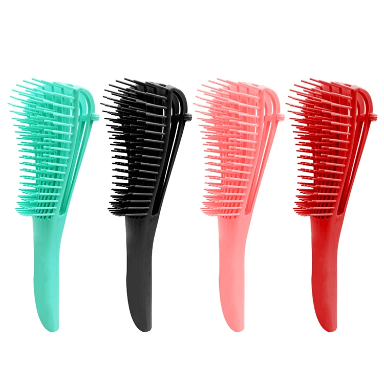 

Customize private label new design detangling hair brush, Purple/red/black/customized