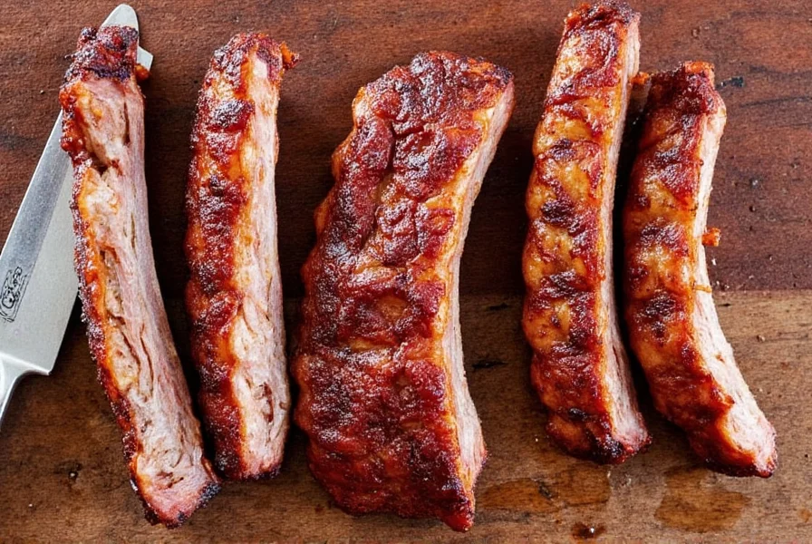 Finished Ribs on Plate