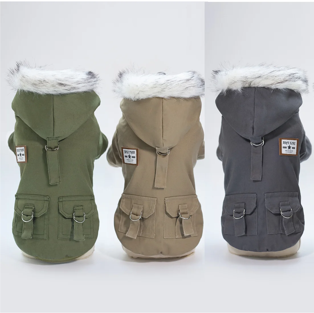 

Wholesale Trendy Personalized Luxury Designer Dog Clothes Dog Outfits Spring Winter Pet Jacket Warm Dog Clothes For Winter