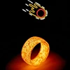 New fashion trending bar multi-color growing resin ring for male and female
