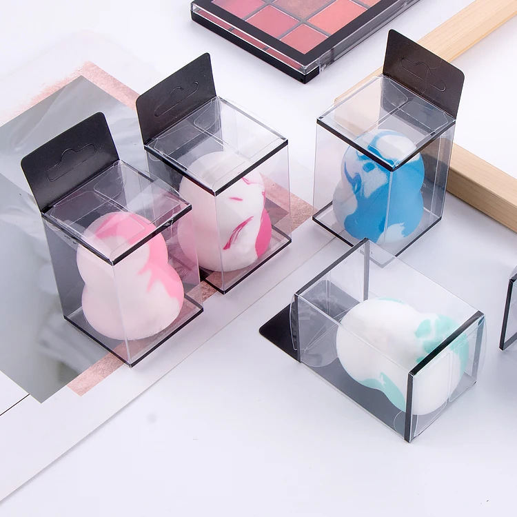 

Natural Gold Beauty Latex Free Vegan Black Makeup Sponge, Yellow pink red blue green black purple