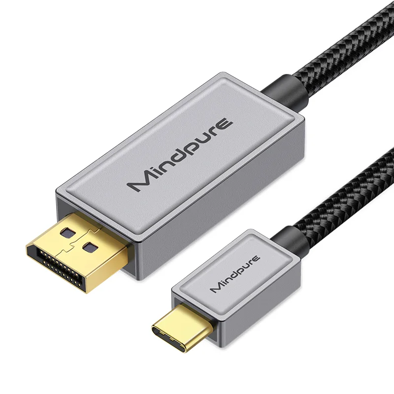 

Mindpure High Quality Bidirectional 1.8M 6ft USB Type C 3.1 to DisplayPort 8K Cable USB-C to DP cable 60hz v1.4