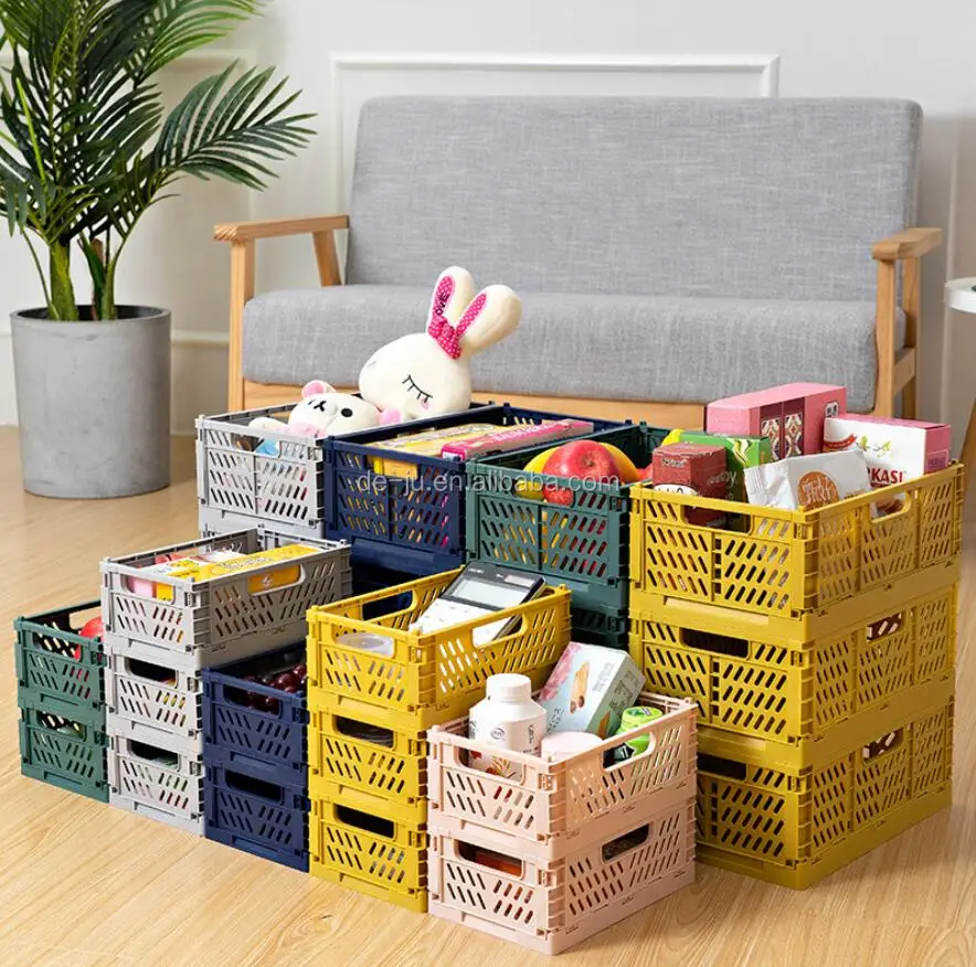Small Size Save Space Folding Carry Basket.JPG