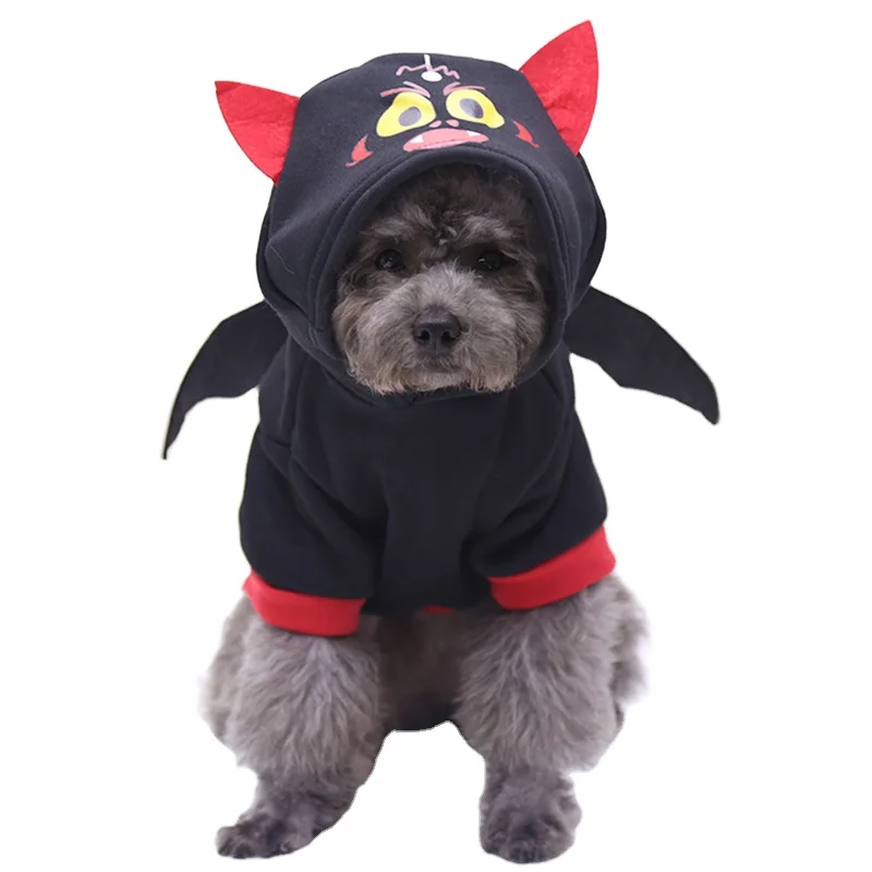

Factory Wholesale New Design Funny Halloween Christmas Pet Costume Bat Shape Dog Cosplay Clothes