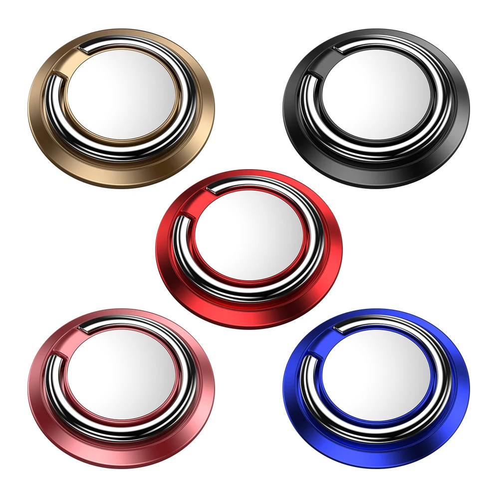 

Free Shipping 1 Sample OK 360 Rotation Multifunctional Ring Holder Stand Magnetic Mobile Car Phone Holder Accept Custom, Black / pink / red / blue / golden