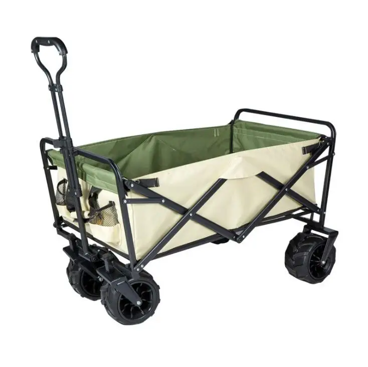 

Outdoor High Quality Portable Collapsible Folding Garden Carry Camping Trolley Utility Wagon Cart, Customized color