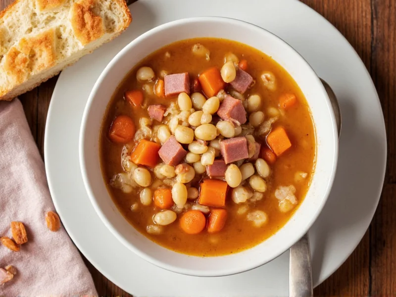 Perfect Ham and Bean Soup Crock Pot Recipe: Easy & Flavorful