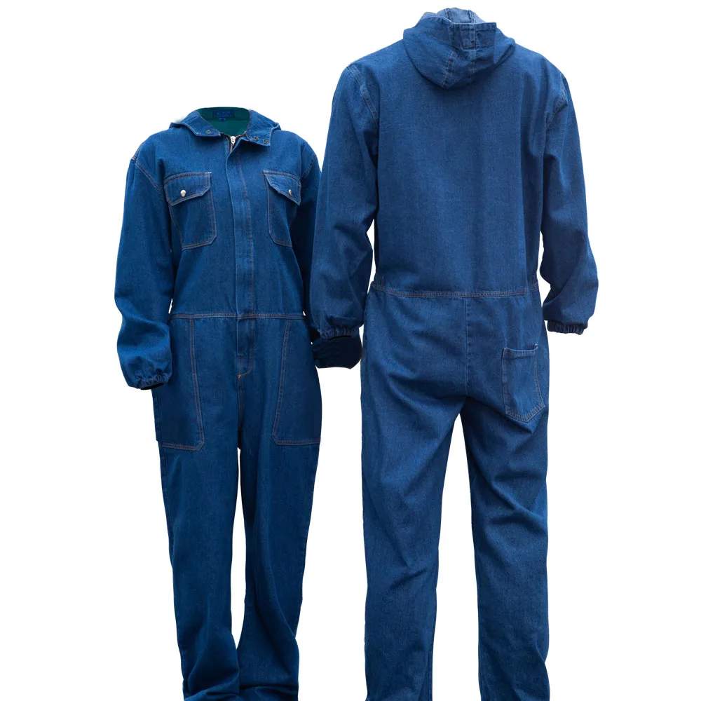 Wholesale Workwear Overall Working Clothes men and women Denim Jeans Coverall Scrubs Suit Uniform Denim Overalls