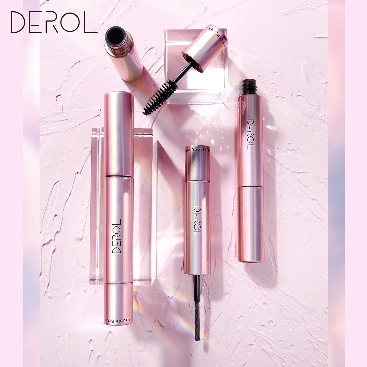 

Top Selling Double Brush Mascara 4d Silk Fiber Waterproof Mascara Private Label