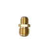 Brass reducing external thread butt joint for AC system