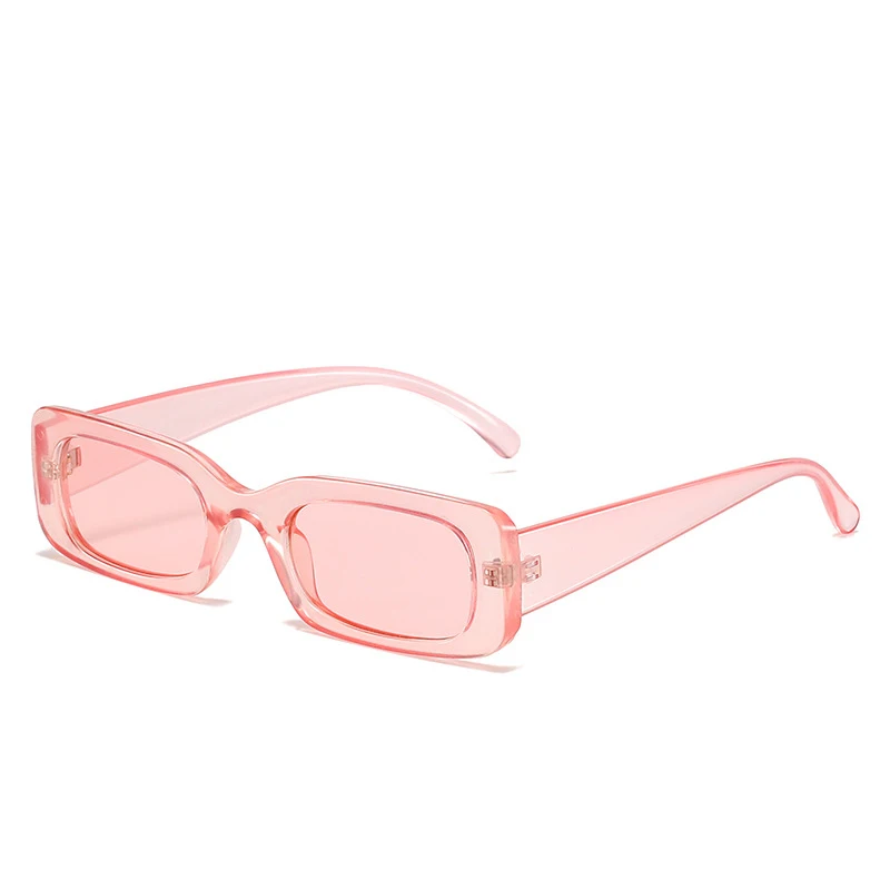 

NWOGLSS 16811 Retro small rectangular colorful custom sunglasses 2021