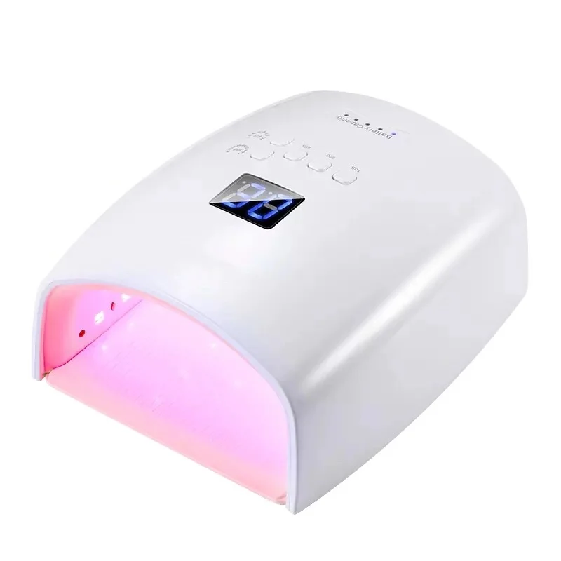 

Rechargeable Red Light Nail UV Lamp 48W Cordless Manicure