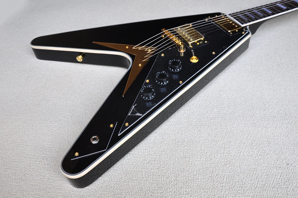 Flyoung Hot Sale Cheap Guitar Musical Instrument Flying V Shape Electric Guitar Buy Hot Sale