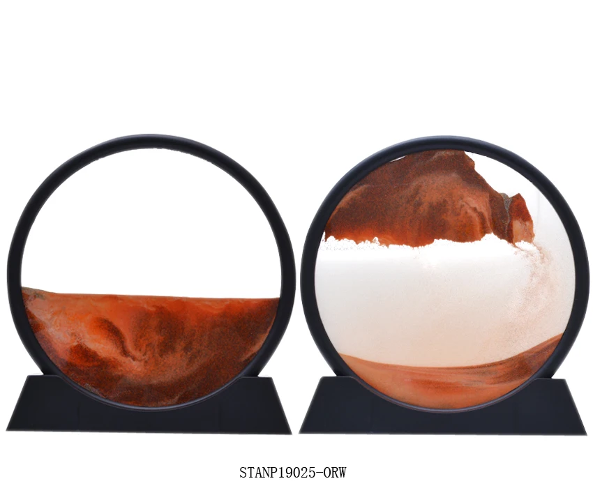 
Large Decorative Tabletop Moving Sand Art Dynamic Sand Picture Abstract Scenery Sand Image Hourglass Desktop Perfect Xmas Gift 