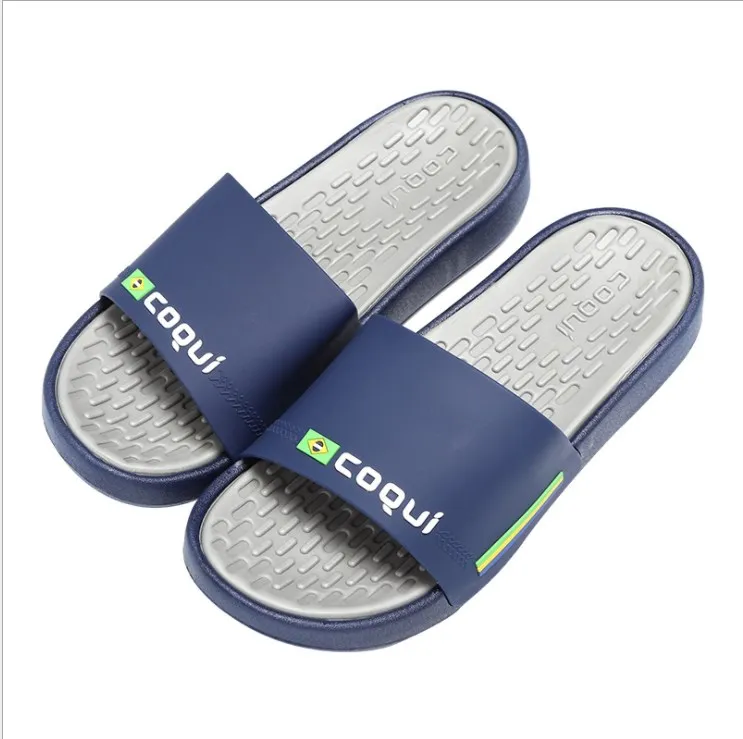 

Men's cool slippers home bathroom antiskid deodorant leisure fashion external bathing beach heeled flat sandals