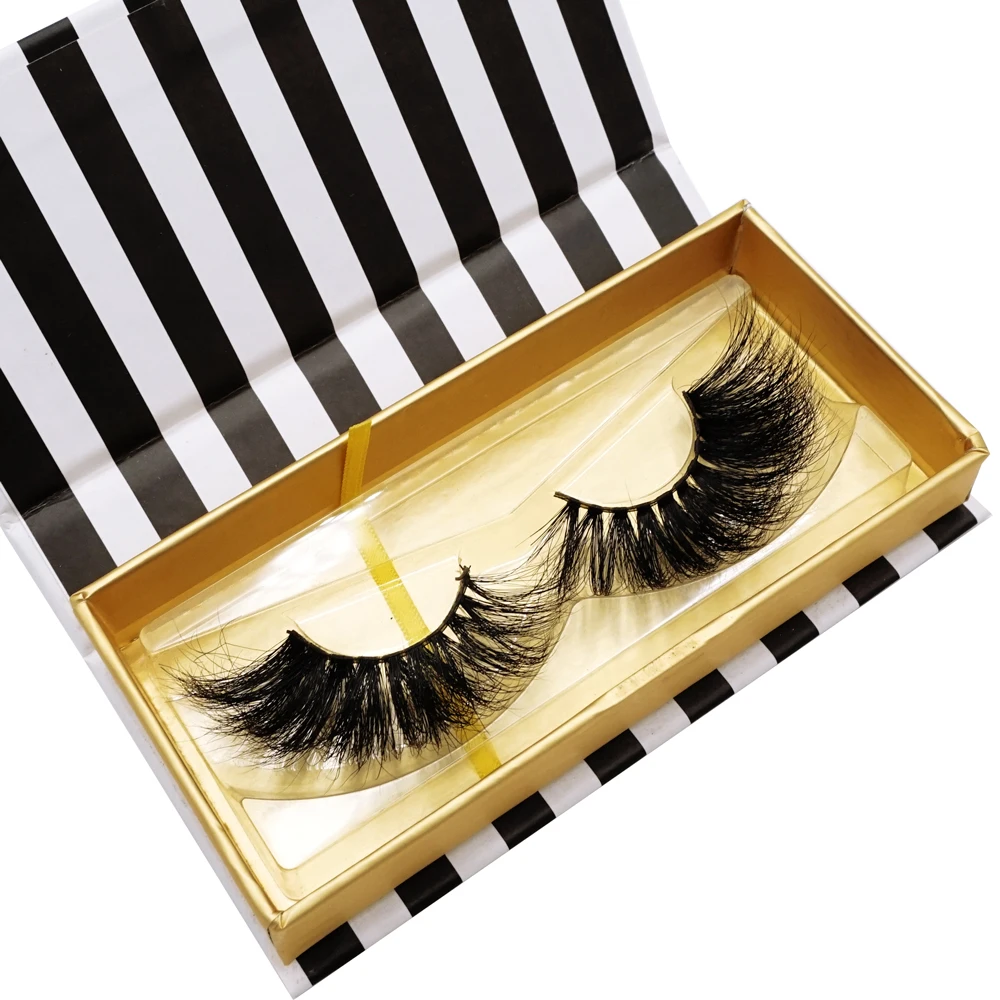 

JTFIL high quality 100% real mink eyekashes 25mm eyelashes