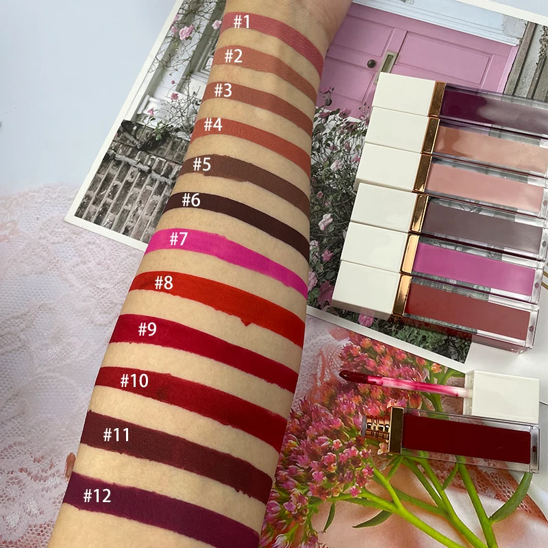 

Hot Sale Women Lip Makeup Classic Fashion Matte White Tube Lipstick