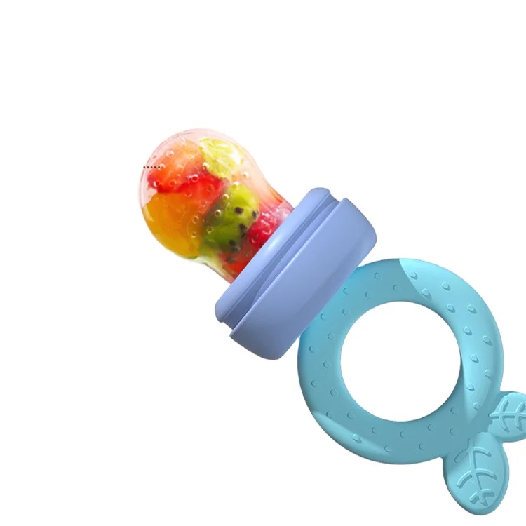 

Fruit chew filter solids baby fruit feeder set toy replacement silicone nipple fresh food teething toddlers infant Pacifier