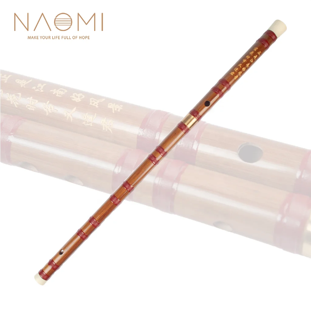 

NAOMI Chinese Flute Bamboo Flute Woodwind Flute Musical Instruments Chinese Dizi D Key