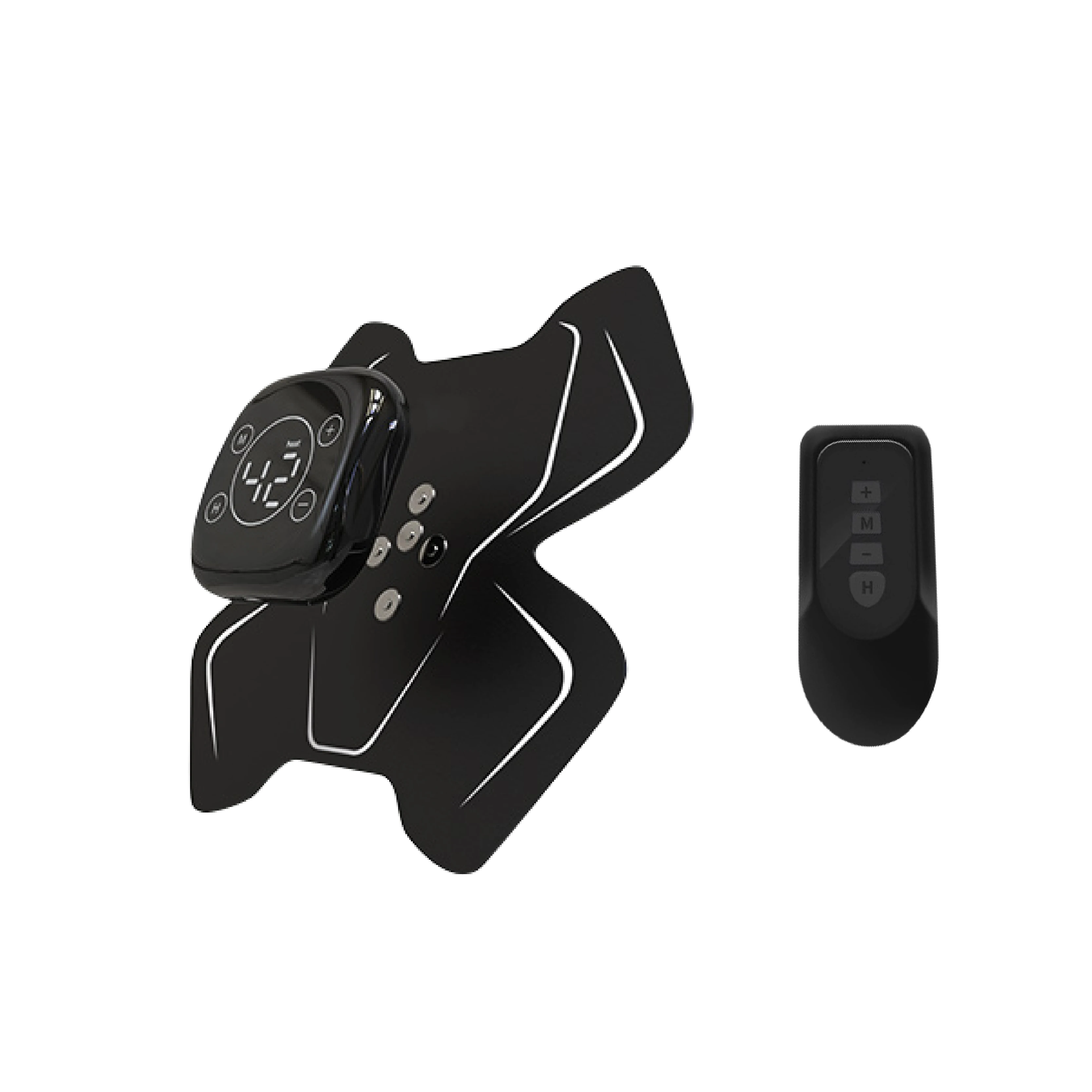 

Wireless Waist trainer EMS Abdominal/Arm/Leg Muscle Stimulator Massager With Heating Function, Customized