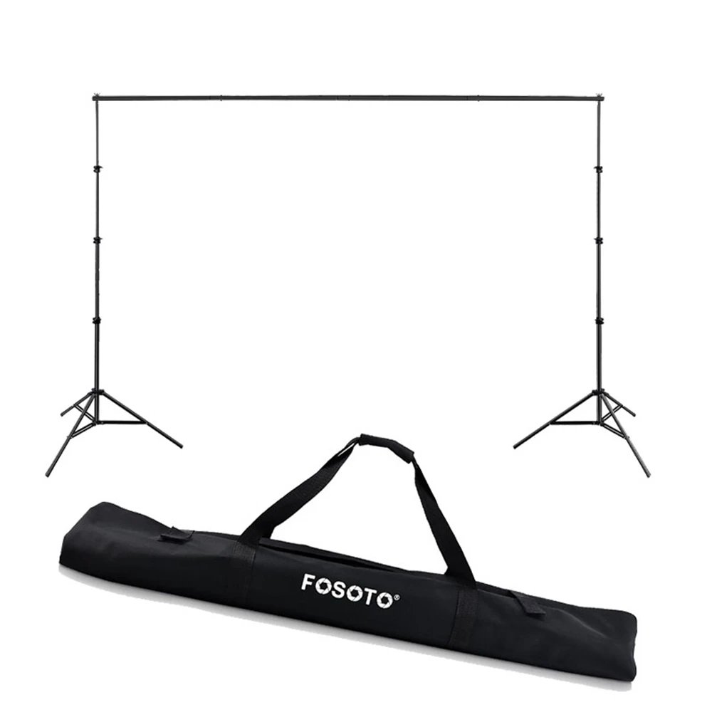 

Russia Free Shipping FOSOTO 2.6*3m Photo Studio Background Frame Folding Tripod Stand Backdrops Frames For Video Studio