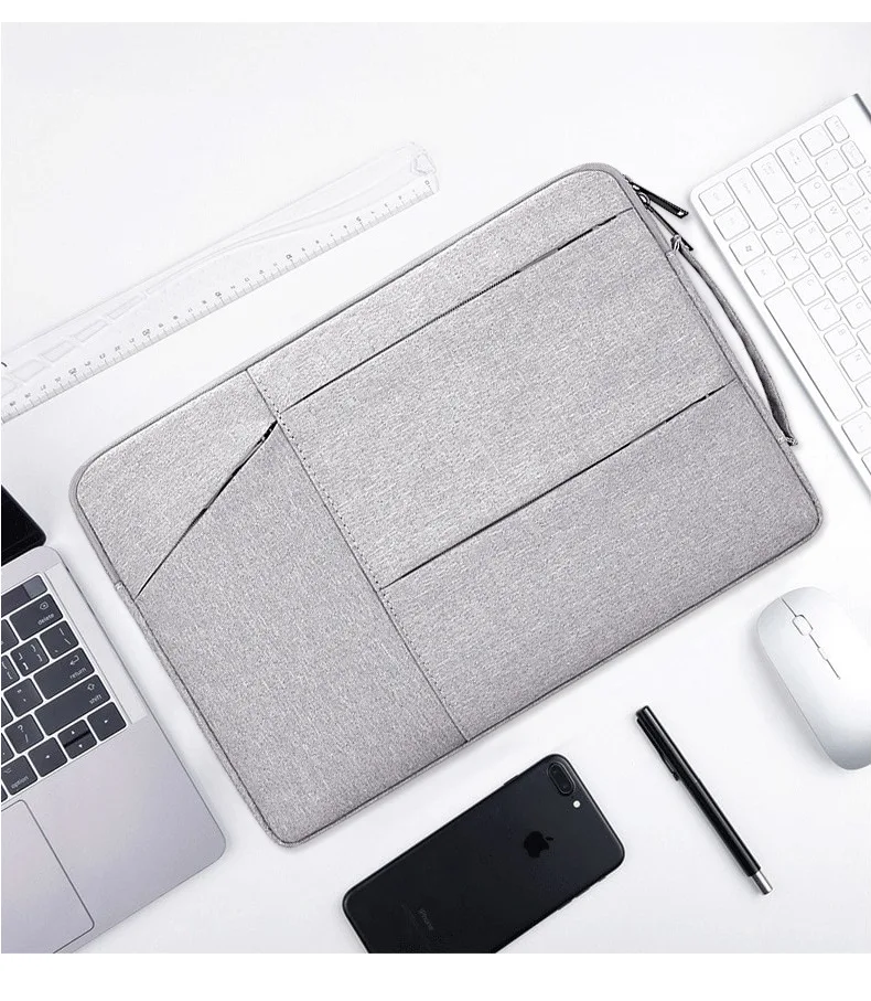 

Portable Waterproof Shockproof Portable Waterproof Laptop Sleeve Case Bag Cover with Pocket for MacBook Pro 11 12 13 14 15 15.6