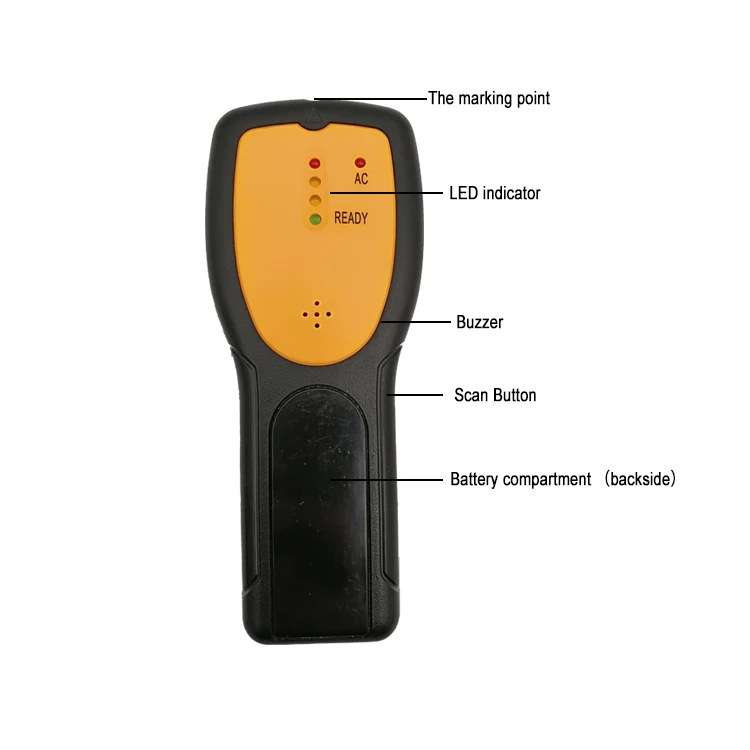 st201 5 Led Lights Edge To Edge Stud Scanner,Electric Stud Finder,Ac