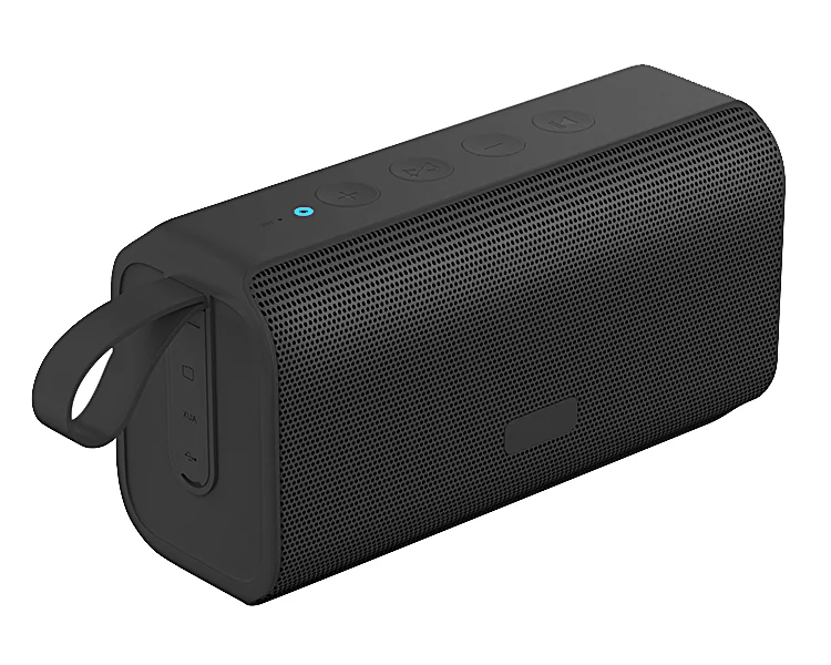 

Rechargeable portable waterproof subwoofer wireless speaker portable outdoor wireless speaker with strap TF card aux, Black,red, blue