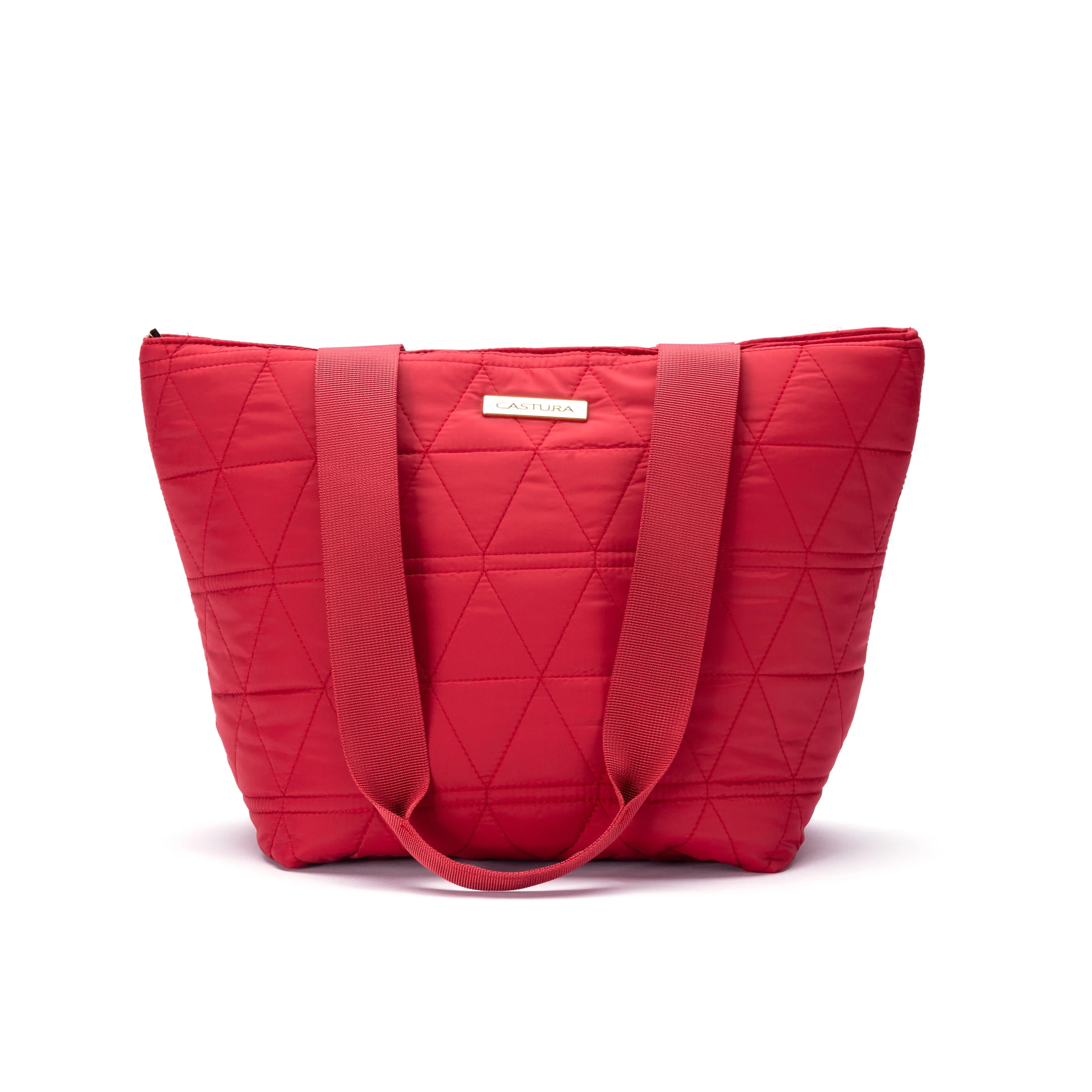 

Castura Womens Quilted Lunch Tote Bag Work Insulated Lunch Bag