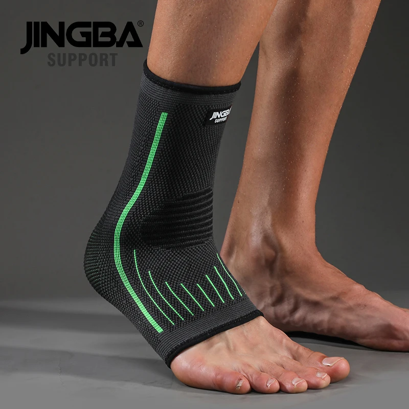 JINGBA Manufacturer Wholesale Ankle Support Brace High Elastic Strengthen Protection Sports Ankle Guard  Ankle Foot Sleeve
