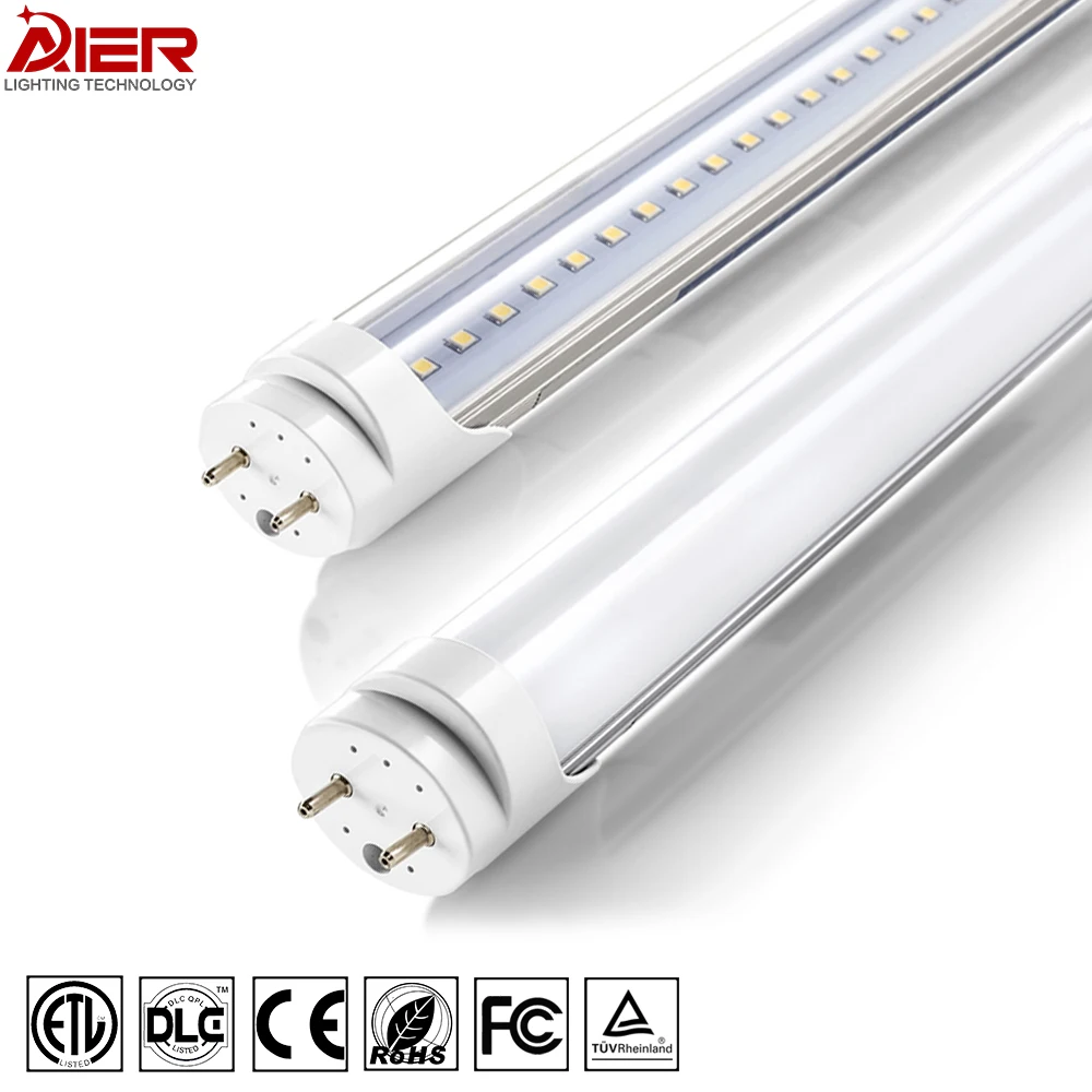 OEM ODM ETL DLC CE ROHS Aluminum PC 1FT 2FT 3FT 4FT 5FT 8FT Fluorescent T8 LED Tube