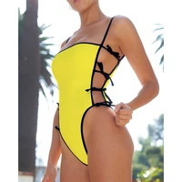 

Free Shipping Sexy Monokini One Piece Swimsuit Bandeau Swimwear Women