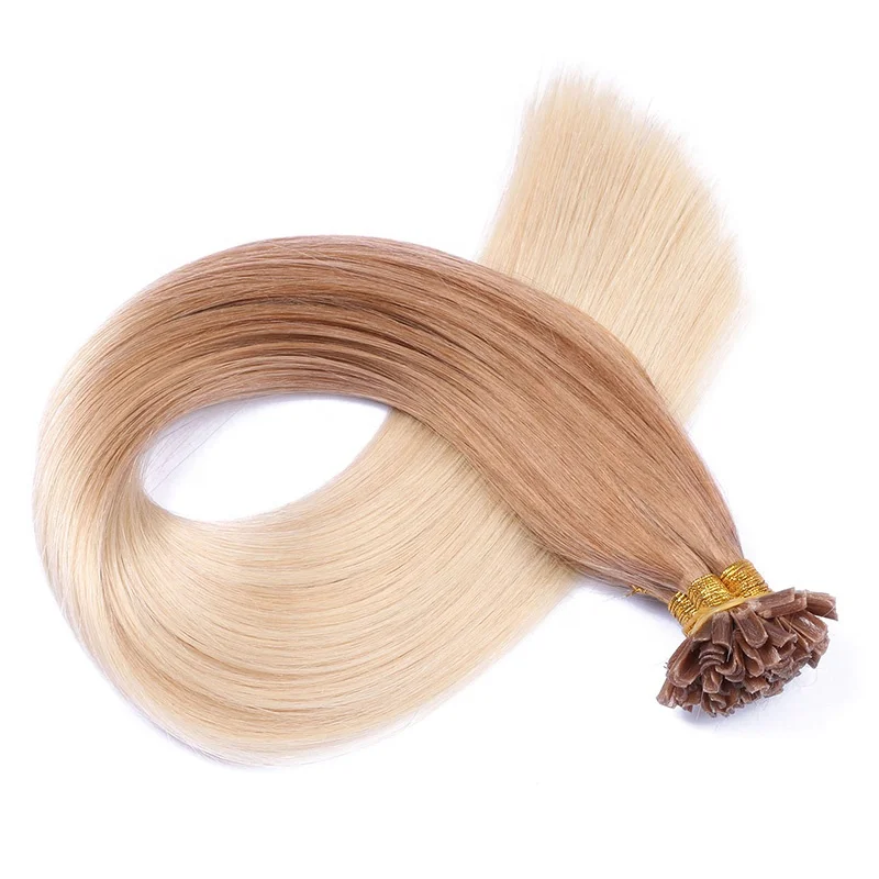 
100% Human Blond Keratin keratin U Tip Hair Extension 