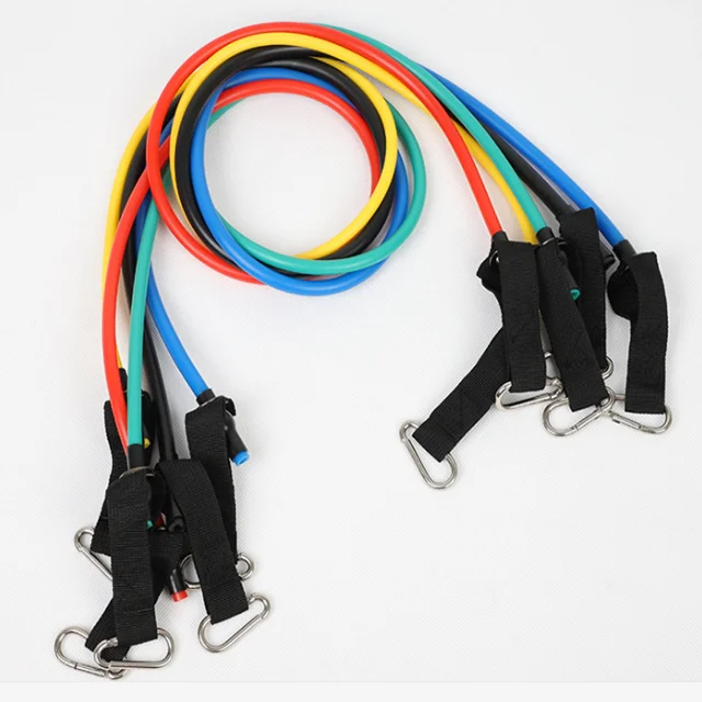 Hot Sales Amazon Resistance Band Set 11 Pcs Fitness Exercise Tpe