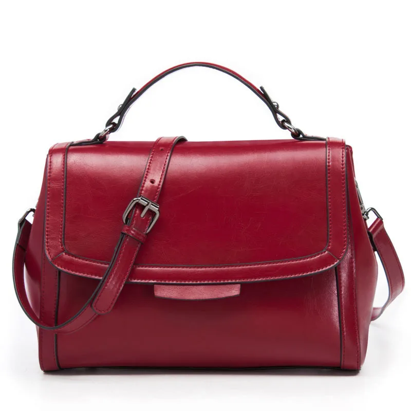 

Bags 2021 new handbag leather handbags all-match shoulder bag ladies cowhide messenger