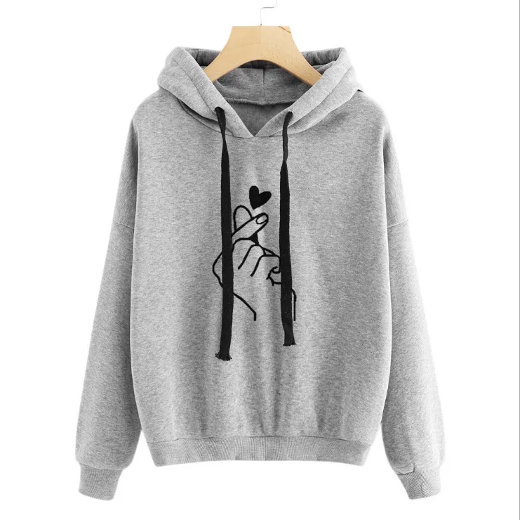 
Lady Women Pink Black Pullover Hoodie Womens Cheap Hooded Sweatshirts Wholesale Pullover Hoodie 