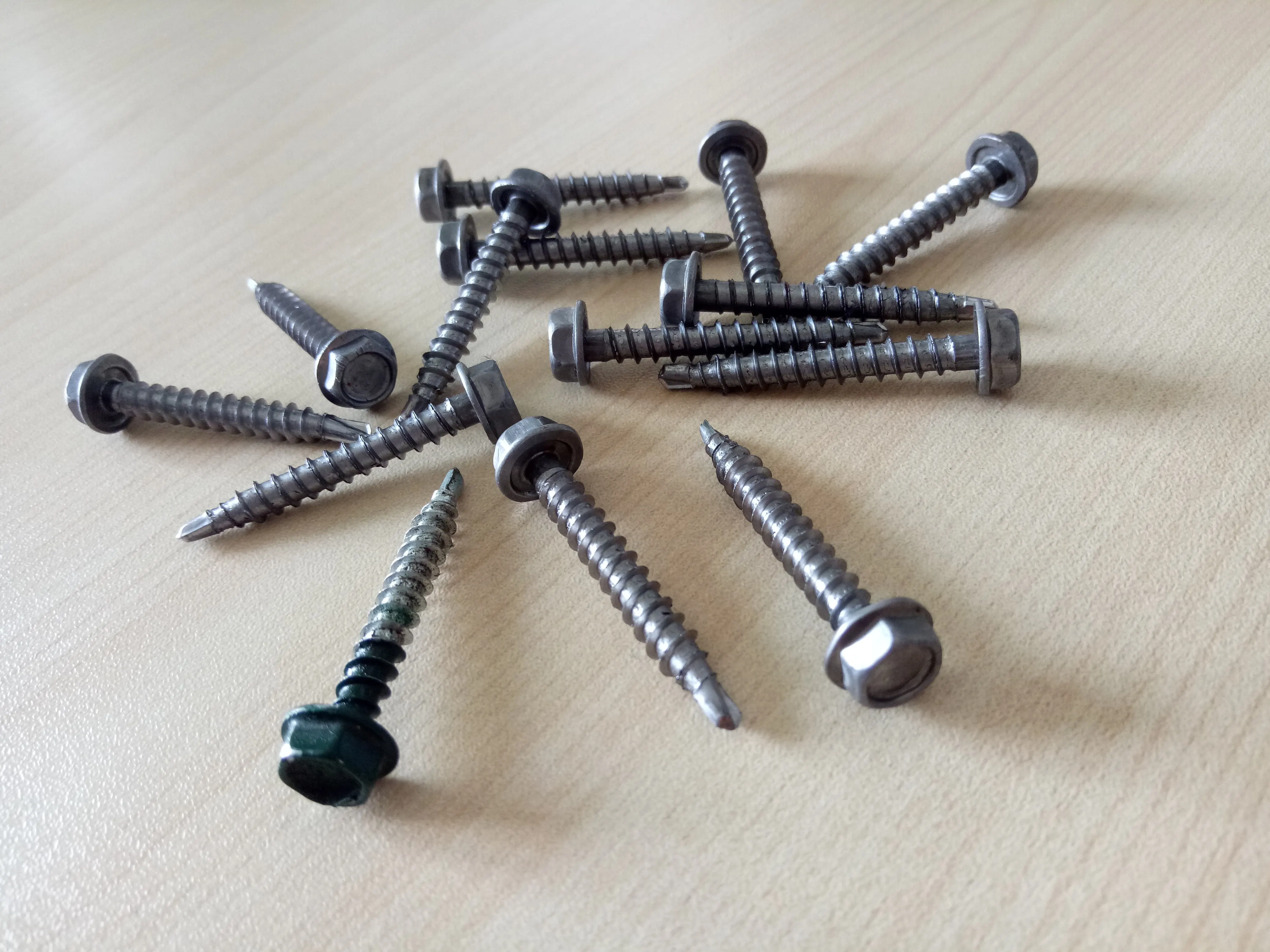 
Drill point, self-drilling screw tip forming machine 